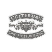 Load image into Gallery viewer, Kiss-Cut Stickers - USCG - Cutterman - Enlisted w txt - 3D - Enhanced
