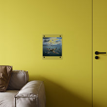 Load image into Gallery viewer, Acrylic Wall Art Panel - British and German aircraft during the Battle of Britain
