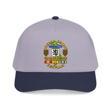 Load image into Gallery viewer, Mid Profile Baseball Cap - Vietnam Veteran Combat - 2nd Bn, 28th Infantry - 1st ID - with VN SVC - 3D - Transparent
