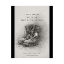 Load image into Gallery viewer, Matte Poster - Old Soldiers Never Die
