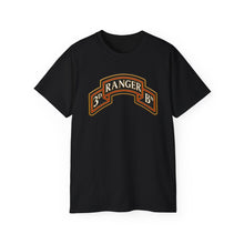 Load image into Gallery viewer, Unisex Ultra Cotton Tee - Army - 3rd Ranger Battalion - Ranger Scroll - 3D - Enhanced
