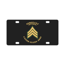 Load image into Gallery viewer, Army - Sergeant - SGT - Retired - Flat X 300 Classic License Plate
