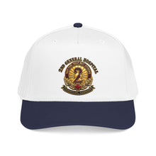 Load image into Gallery viewer, Mid Profile Baseball Cap - 2nd General Hospital - Landstuhl Germany - Black - 3D - Enhanced
