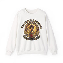 Load image into Gallery viewer, Crewneck Sweatshirt - 2nd General Hospital - Landstuhl Germany - Black - 3D - Enhanced
