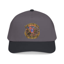Load image into Gallery viewer, Mid Profile Baseball Cap - Army - 442nd Infantry Regimental Combat Team - 3D - Enhanced with EUR WWII SVC
