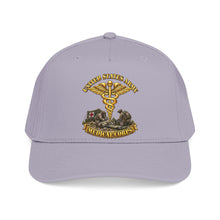 Load image into Gallery viewer, Mid Profile Baseball Cap - Army - Medical Corps - US Army w Scene - 3D - Enhanced

