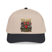 Load image into Gallery viewer, Mid Profile Baseball Cap - Army - VE Day - Victory in Europe Day - End of WWII - 3D - Enhanced
