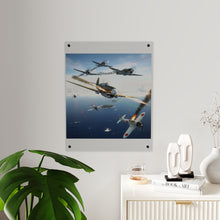 Load image into Gallery viewer, Acrylic Wall Art Panel - Curtis P-40 Kittyhawk w Machine Guns Blazing
