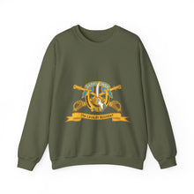Load image into Gallery viewer, Crewneck Sweatshirt  - Army  - 7th Cavalry Regiment w Br - Ribbon X 300

