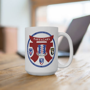 White Mug 15oz - 187th INF Regiment - Rakkasans - Special