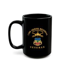 Load image into Gallery viewer, Black Mug (11oz, 15oz) - 4th Battalion 73rd Armor Regiment - Veteran W DUI wo At War - Br X 300
