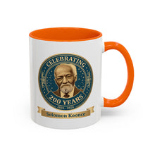 Load image into Gallery viewer, Accent Coffee Mug — "Celebrating 200 Years" Solomon Koonce Portrait (11/15 oz)
