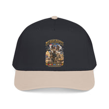 Load image into Gallery viewer, Mid Profile Baseball Cap - Army - Todays Buffalo Soldiers in Iraq - OIF - Cavalrymen at War  w IRAQ SVC - 3D - Enhanced
