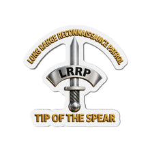 Load image into Gallery viewer, Die-Cut Magnet - LRRP - Tip of the Spear - 3D - Enhanced
