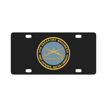 Load image into Gallery viewer, Army - 2nd Infantry Regiment Branch - Do Not Touch Me - Fort Jackson, SC X 300 Classic License Plate

