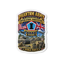 Load image into Gallery viewer, Die-Cut Magnet - Army - Phantom Army - Operation Fortitude - WWII - 1st FUSAG - 3D - Enhanced
