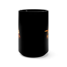 Load image into Gallery viewer, Black Coffee Mug 15oz - Army - 2nd Armored Division  - M1A1 Tank  - Hell on Wheels w Fire X 300
