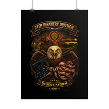 Load image into Gallery viewer, Rolled Posters - 24th Infantry Division - Desert Storm
