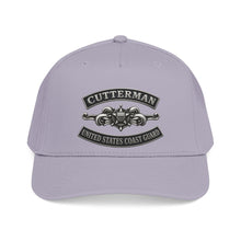 Load image into Gallery viewer, Mid Profile Baseball Cap - USCG - Cutterman - Enlisted w txt - 3D - Enhanced

