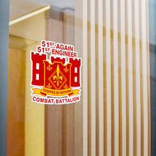 Load image into Gallery viewer, Kiss-Cut Vinyl Decal — Army - 51st Engineer Combat Battalion
