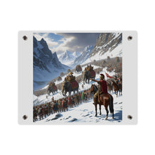 Load image into Gallery viewer, Acrylic Wall Art Panel - Hannibal Crossing the Alps to Atttack Rome
