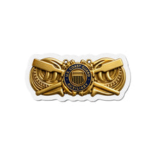 Load image into Gallery viewer, Die-Cut Magnet - USCG - Coxswain - Auxiliary wo txt - 3D - Enhanced

