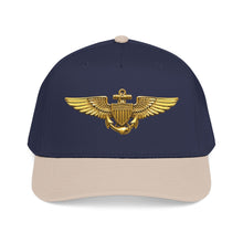 Load image into Gallery viewer, Mid Profile Baseball Cap - USCG - Aviator Badge wo txt - 3D - Enhanced
