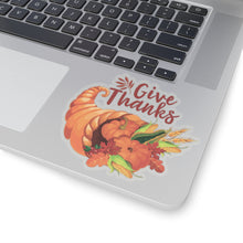 Load image into Gallery viewer, Kiss-Cut Stickers - Thanksgiving - Give Thanks
