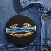 Load image into Gallery viewer, Custom Pin Buttons - Army - Master Combat Badge wo txt - 3d
