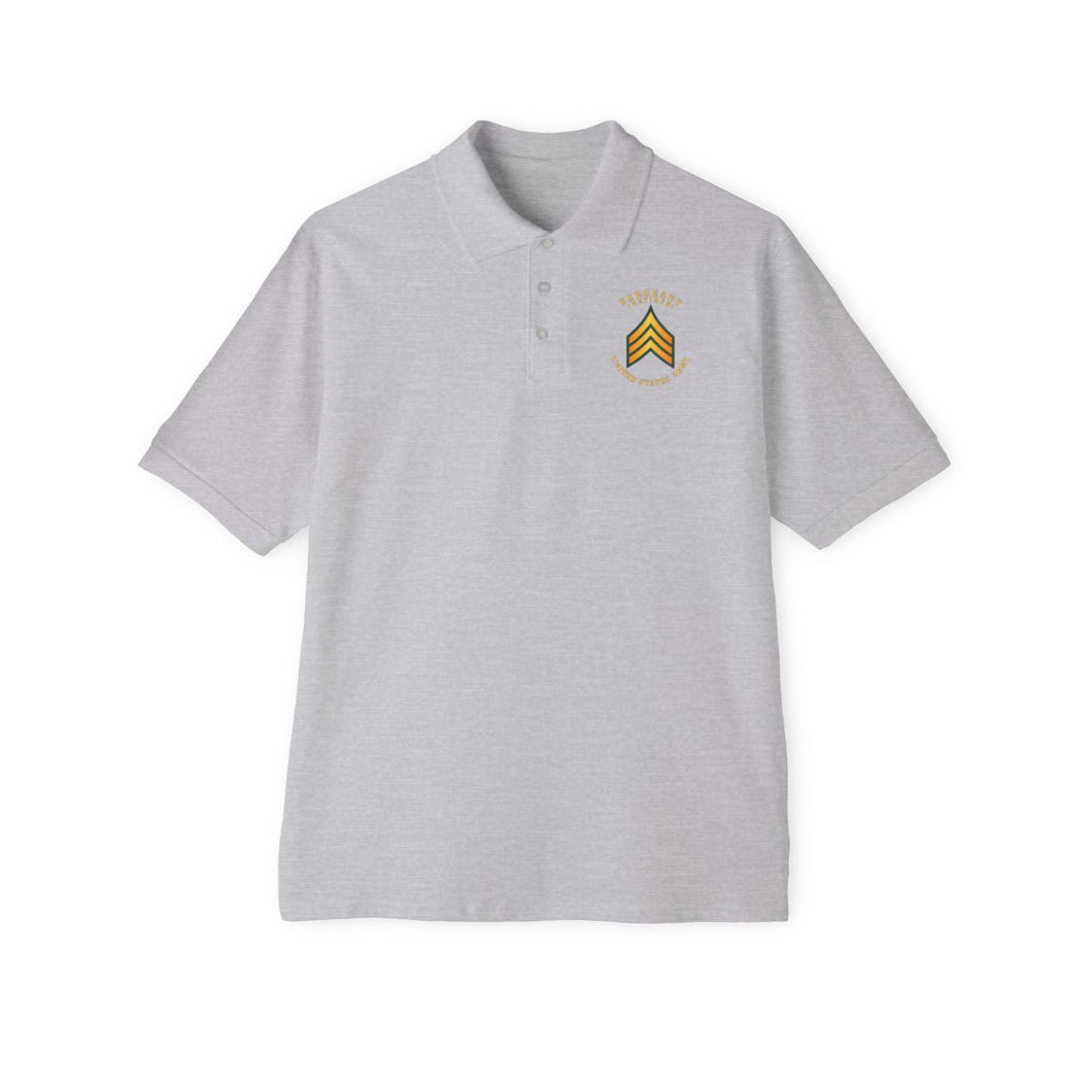 Men's Piqué Polo - Sergeant - SGT - Retired