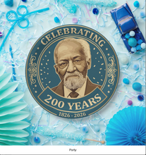 Load image into Gallery viewer, Paper Plate - Solomon Koonce - Celebrating 200 Years
