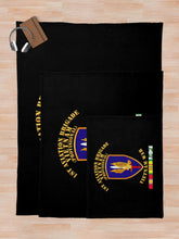 Load image into Gallery viewer, Army - 1st Aviation Brigade (Provisional) - Vietnam War w SVC Throw Blanket
