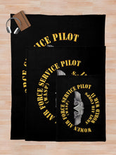 Load image into Gallery viewer, AAC - WASP Wing (Women Air Force Service Pilot) Throw Blanket
