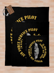 AAC - WASP Wing (Women Air Force Service Pilot) Throw Blanket