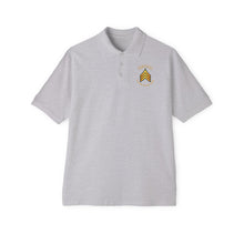 Load image into Gallery viewer, Men&#39;s Piqué Polo - Sergeant - SGT - Combat Veteran
