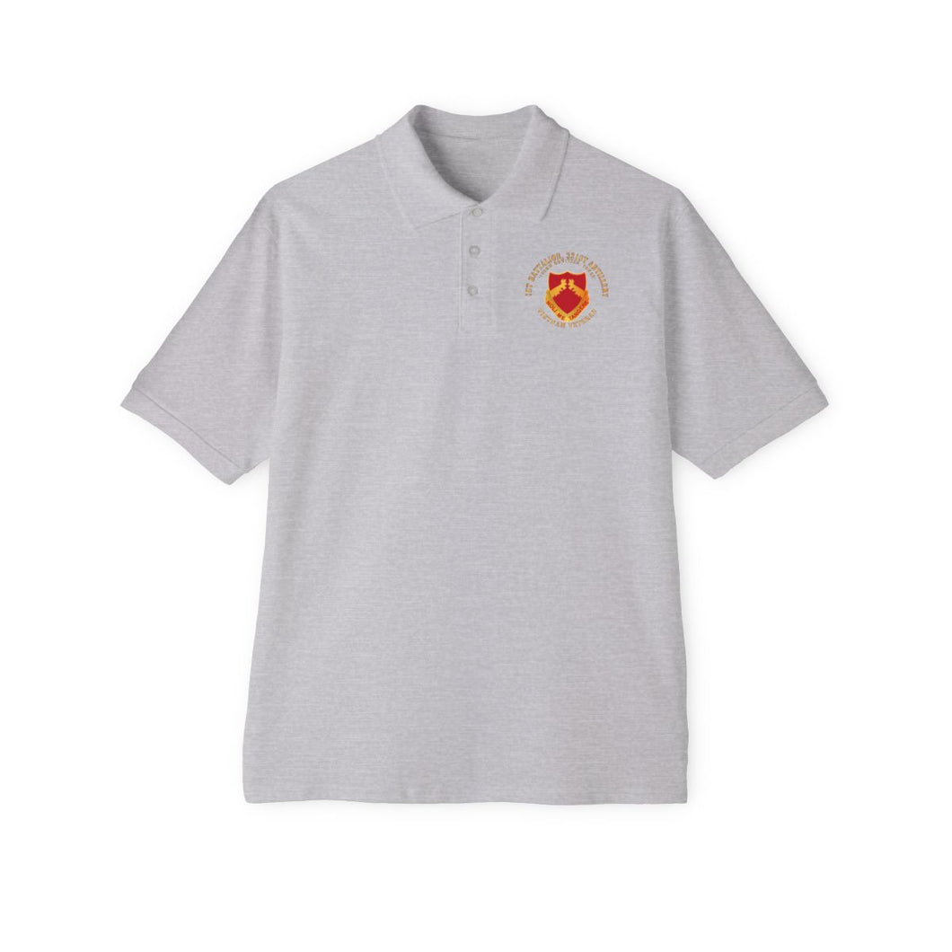 Men's Piqué Polo - 1st Battalion, 321st Artillery - Vietnam Veteran