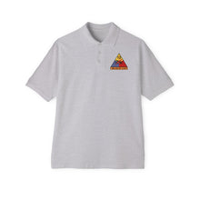Load image into Gallery viewer, Men's Piqué Polo - 13th Armored Division - Black Cat wo Txt
