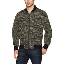 Load image into Gallery viewer, Bomber Jacket - Worn USN Nautical Camouflage Pattern

