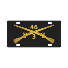 Load image into Gallery viewer, Army - 3rd Bn 46th Infantry Regt - Infantry Br Classic License Plate
