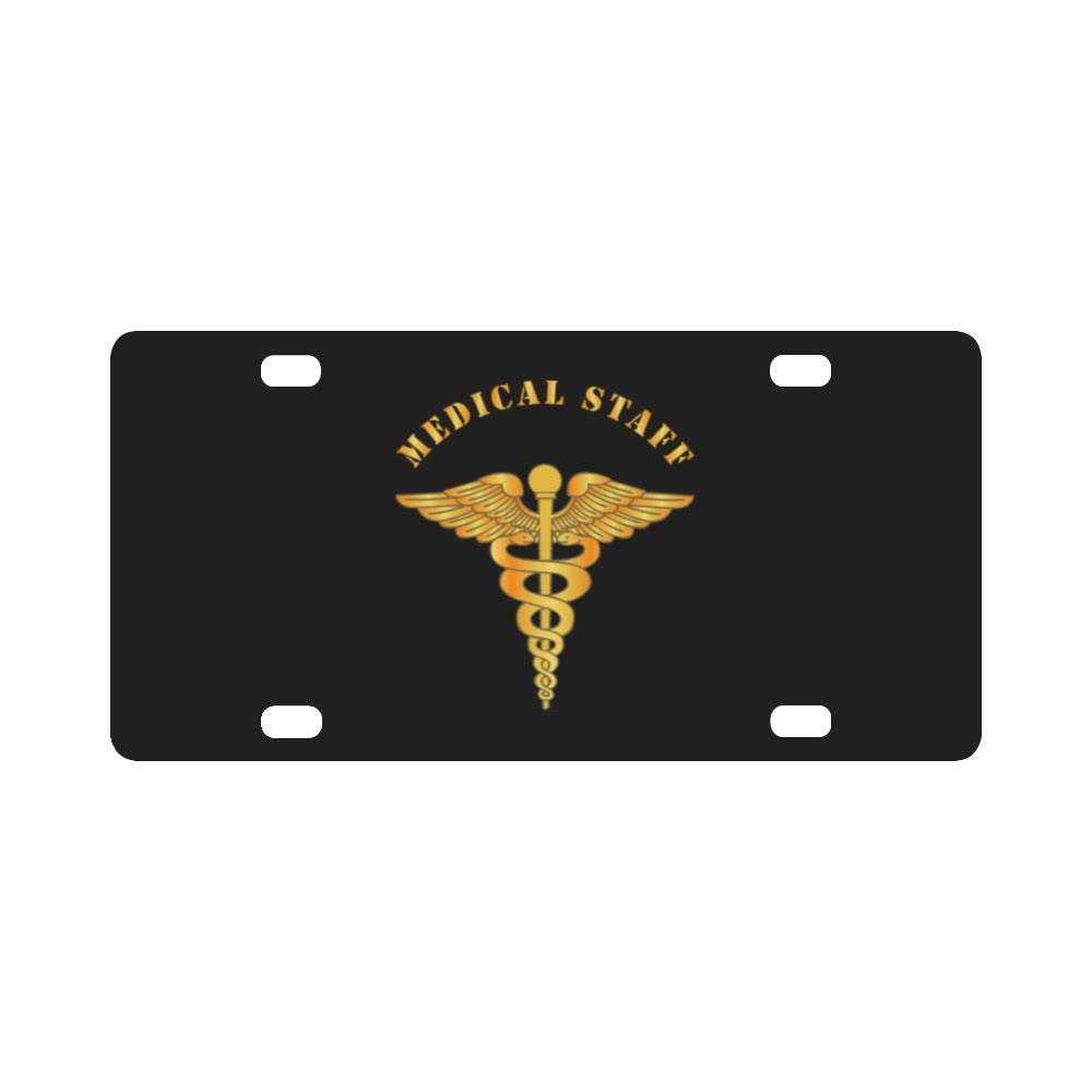 Medical - Medical Staff Classic License Plate