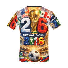 Load image into Gallery viewer, FIFA World Cup 2026 celebration Men's All Over Print Crew Neck T-Shirt

