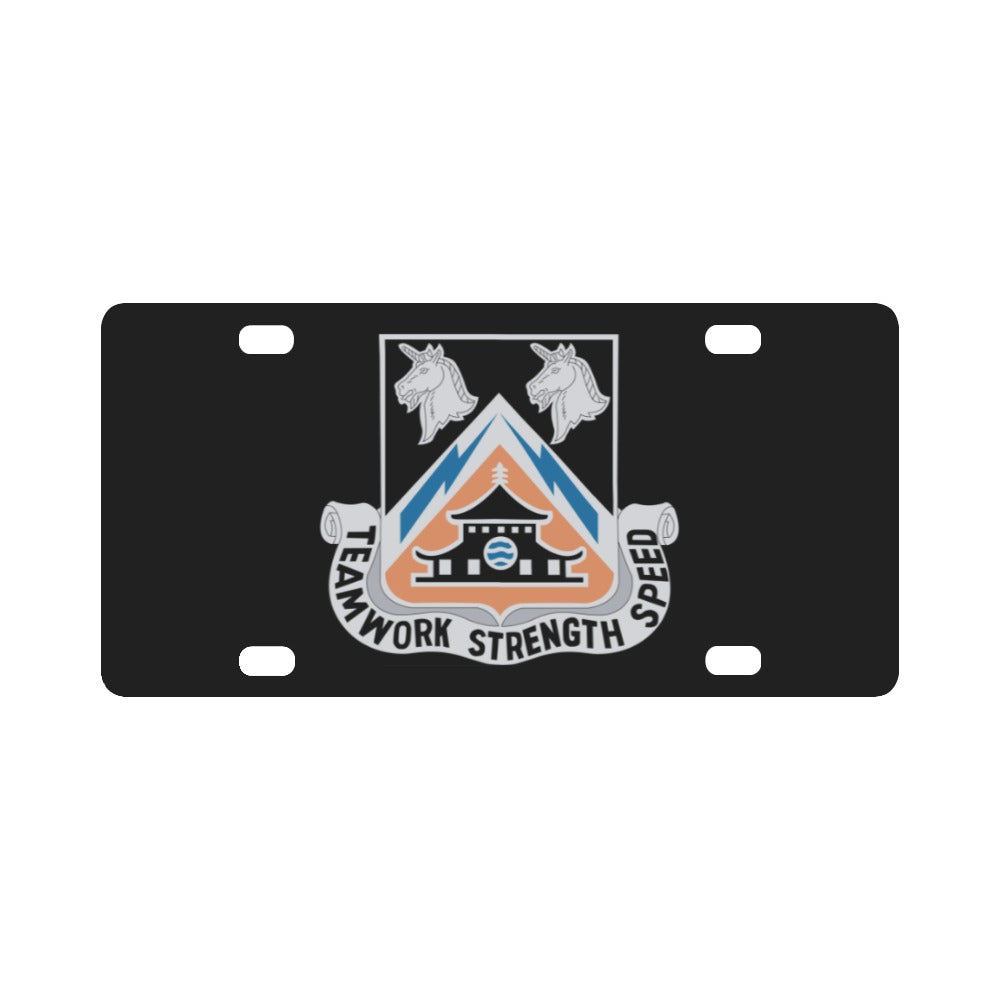 Army - 43rd Signal Battalion DUI wo Txt X 300 Classic License Plate