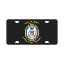 Load image into Gallery viewer, Navy - USS Detroit (LCS-7) X 300 Classic License Plate
