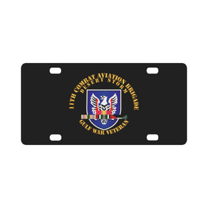 Army - 11th Combat Aviation Brigade w DS SVC Ribbons wo DropShadow Classic License Plate