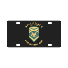 Load image into Gallery viewer, Army - Enlisted - SPEC 8 - Specialist 8 - Std - Retired X 300 Classic License Plate
