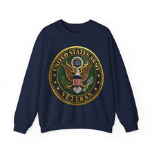 Load image into Gallery viewer, Crewneck Sweatshirt - Army - US Army Veteran - 3D - Enhanced
