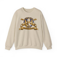 Load image into Gallery viewer, Crewneck Sweatshirt - Army - 7th Cavalry Regiment w Br - Ribbon - 3D - Enhanced
