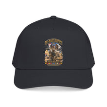 Load image into Gallery viewer, Mid Profile Baseball Cap - Army - Todays Buffalo Soldiers in Iraq - OIF - Cavalrymen at War  w IRAQ SVC - 3D - Enhanced
