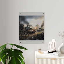 Load image into Gallery viewer, Acrylic Wall Art Panel - Tank Destroyer - M10 Wolverine vs German Panzer Tank

