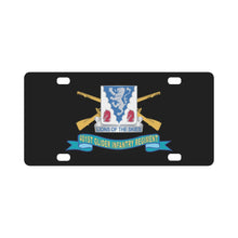 Load image into Gallery viewer, Army - 401st Glider Infantry Regiment - DUI w Br - Ribbon X 300 Classic License Plate
